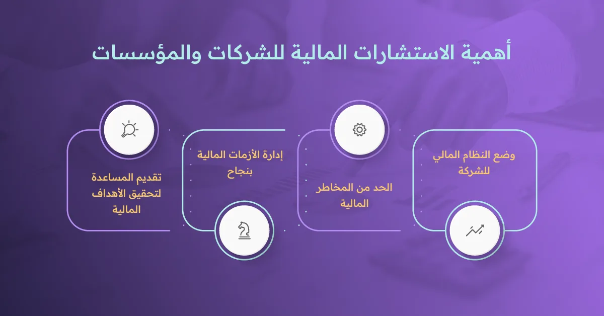 أهمية الاستشارات المالية للمؤسسات